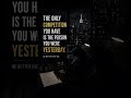 The only competition is who you were yesterday. Be better today.#forex #trading #discipline