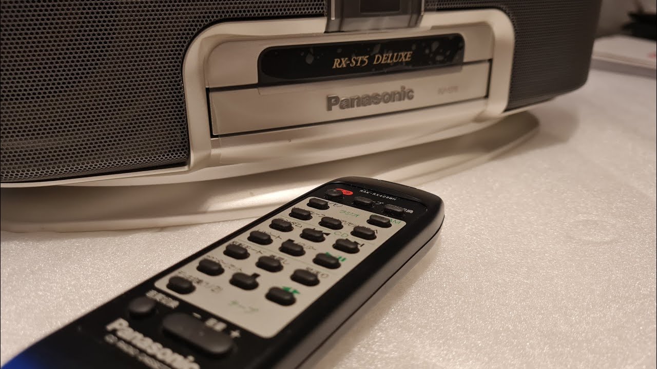 Panasonic RX-ST5 Deluxe (1995) Vertical Cobra 🇯🇵 - YouTube