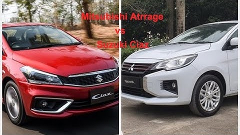 So sánh xe suzuki ciaz và mitsubishi attrage