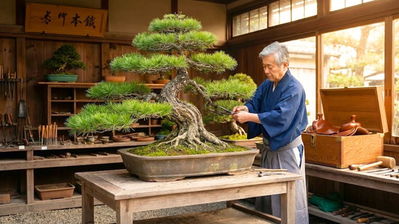 Inside the Making of a $1,000,000 Bonsai – Root Care, Wiring, and Generational Skill | ASMR