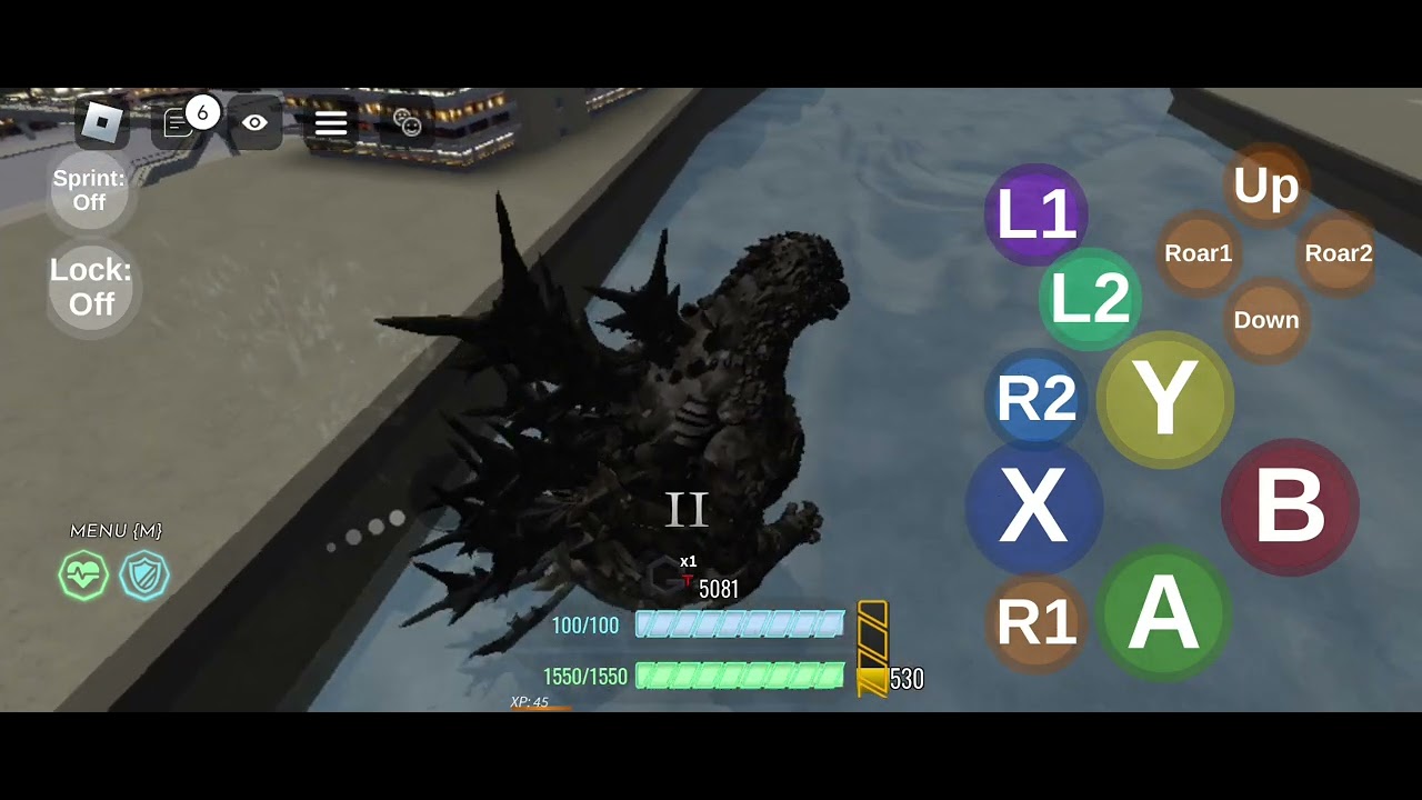Godzilla minus one in kaiju arisen Roblox