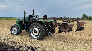 Чергове випробування і доопрацювання плуга 3-25 , а саме установка вуглознімів KENTAVR 404