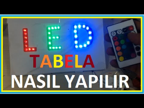 Led Tabela Nasıl Yapılır-Animasyon Kartı Nasıl Bağlanır (How To Led Sign)