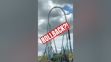 Thorpe park Stealth Rollback except it shut before we could do it