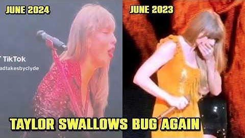 OMG Taylor Swift SWALLOWED A Bug AGAIN At Wembley Show On N2