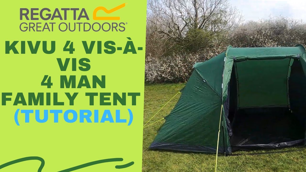 Watt vooroordeel Commandant Kivu 4 Vis-A-Vis Family Tent - Tutorial - YouTube