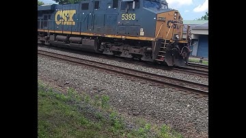 CSX ES44DC 5393 Narrow Front 2 Piece 1L K5HL With Real Life Audio