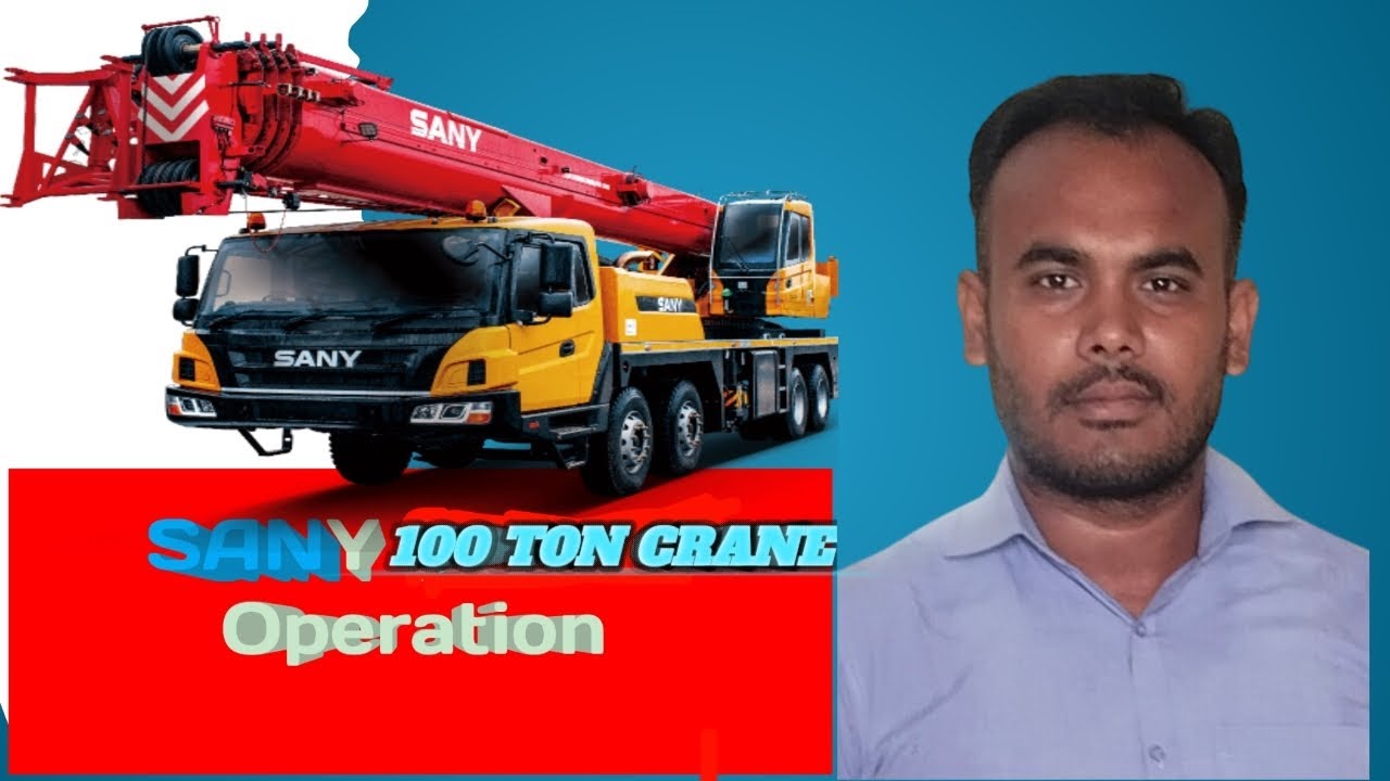 100Ton Ki Crane Chalana sikhe,How to oprater 100 TON crane,Sany 1000S Model Oprating