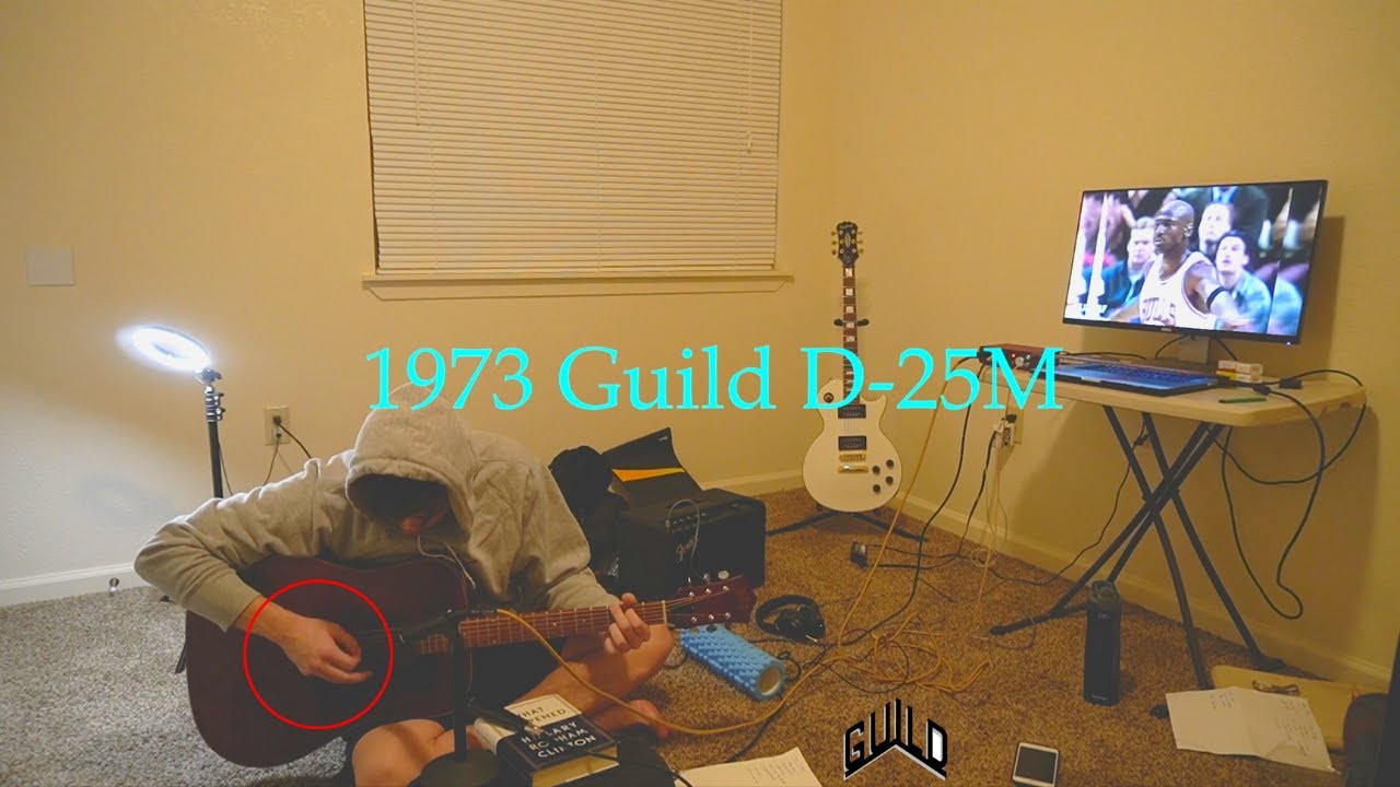 1973 Guild D-25M "Cherry" | This guitar has a Great classic sound