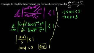 Infinity And Infinitessimal: Interval and Radius of Convergence