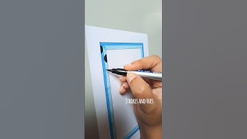 Easy border design for projects||#shorts #borderdesign #borderdesignforproject #projectdesign