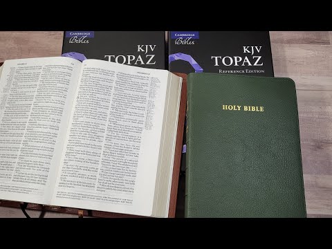 Cambridge KJV Topaz Bible Review