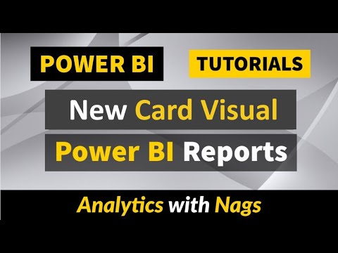 New Card Visual In Power BI | Power BI Tutorial (61)