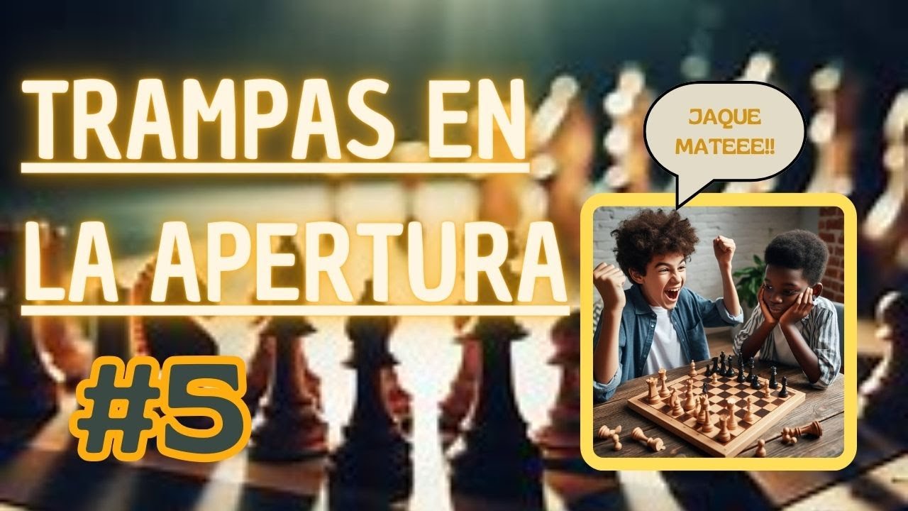 Trampas de ajedrez, Parte 5. Trampa de la caña de pescar. - YouTube