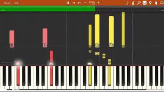 Rise - Lost frequencies Synthesia tutorial