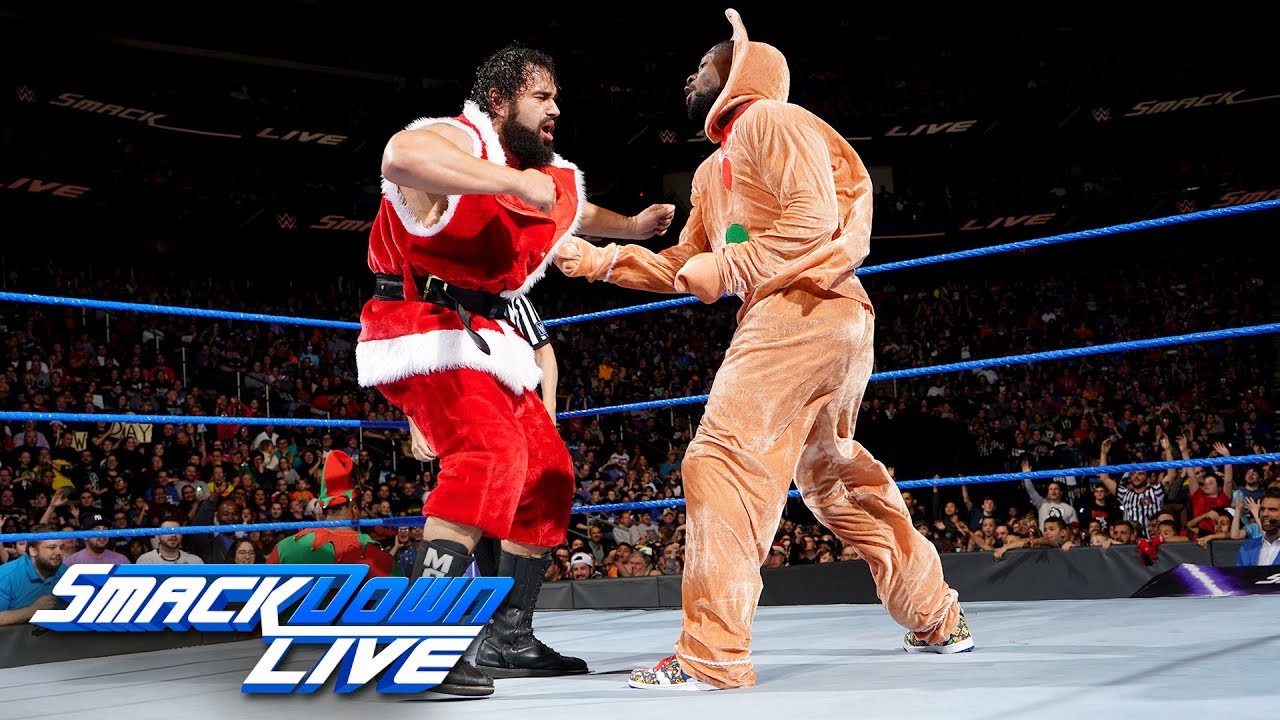 The New Day vs. Rusev & Aiden English: SmackDown LIVE, Dec. 19, 2017