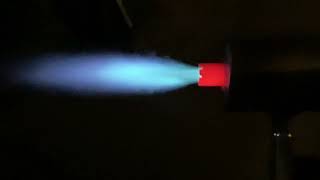 Micro burner short compressed air propane burner