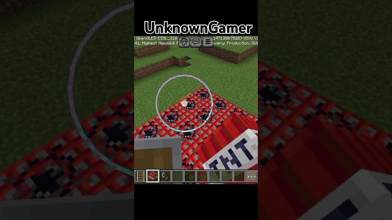 Blast TNT heart in Minecraft 