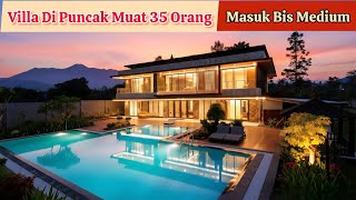 Affordable Villa in Puncak Bogor‼️ Fits 35 People in a Medium Bus | Azkara Villa Cisarua