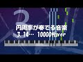 円周率が奏でる音楽 3.14 ~10000桁~ music made from π