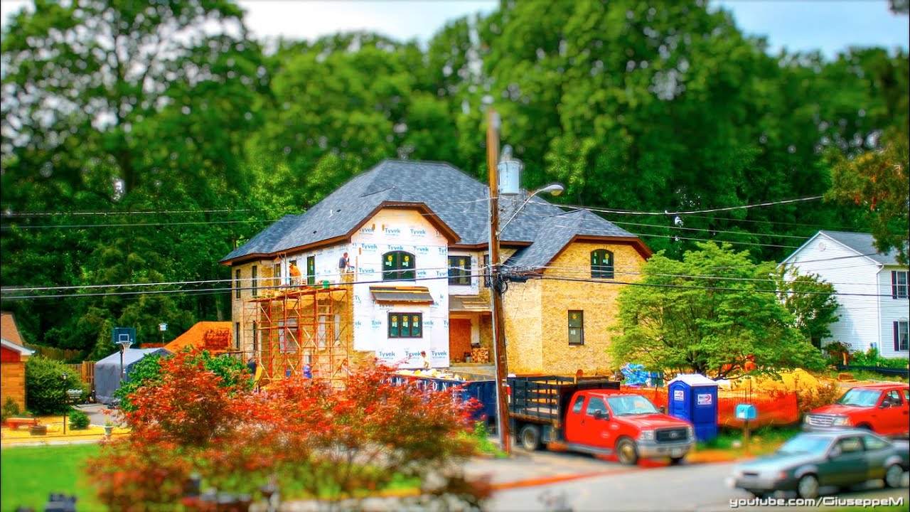 House Construction TimeLapse in 4K (3 mins version) - YouTube