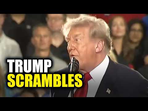 WATCH: Trump PANICS as Viral Chant Erupts at Rally