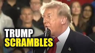 WATCH: Trump PANICS as Viral Chant Erupts at Rally