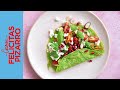 Masa de crepes de rúcula rellenos de ricota y vegetales | Felicitas Pizarro