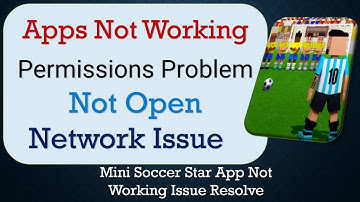 How To Fix Mini Soccer Star App not working | Not Open | Space Issue | Network & Permissions Issue