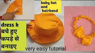 how to make a summer hat for kids#bow hairband diy