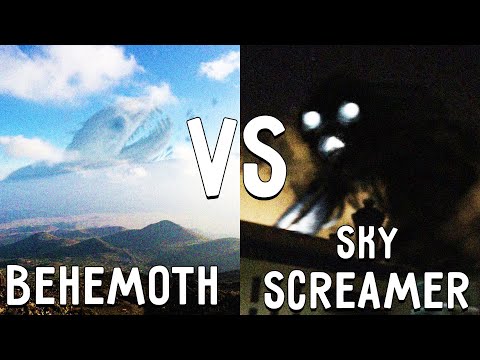 БЕГЕМОТ ПРОТИВ НЕБЕСНЫЙ КРИКУН В МАЙНКРАФТ BEHEMOTH VS SKY SCREAMER MINECRAFT БИТВА SCP