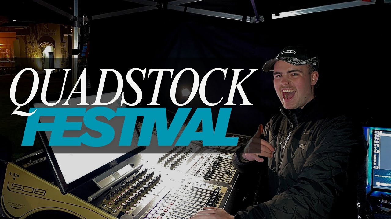 A day in the life of a Live Audio Engineer - Quadstock Festival 25