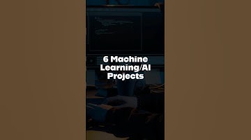 6 machine learning projects with source code 🧑‍💻 #shorts #coding #ai #ml #projects #ideas