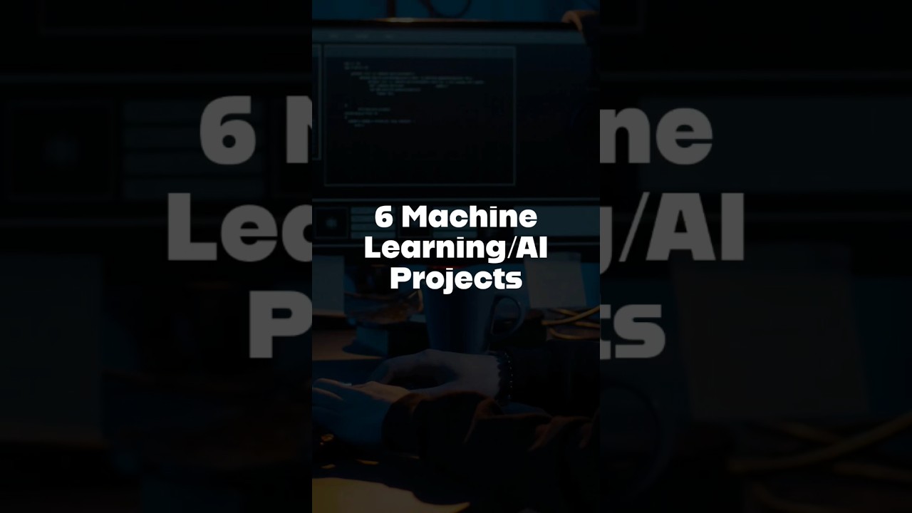 6 machine learning projects with source code 🧑‍💻 #shorts #coding #ai #ml #projects #ideas