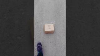 Kicking a box?