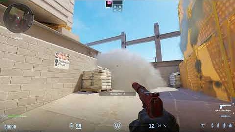 CS2 Vertigo - Smoke from B to A Ramp and Scaffold (Stop A Rush)