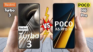 Redmi Turbo 3 Vs Poco X6 Pro - Full Comparison 🔥 Techvs