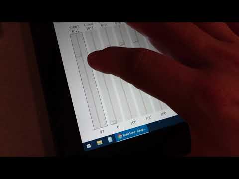 Web Midi Remote in google chrome on win10 tablet
