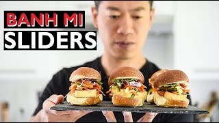 Banh Mi Sliders Vegan Vietnamese Sandwich Recipe Ɓǎjŋ Mî