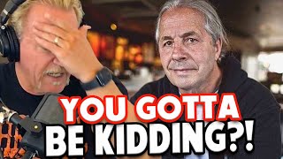Jeff Jarrett reageert op de wilde opmerking van Bret Hart