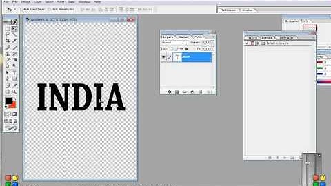 Photoshop: Lock transparent Pixels tutorial