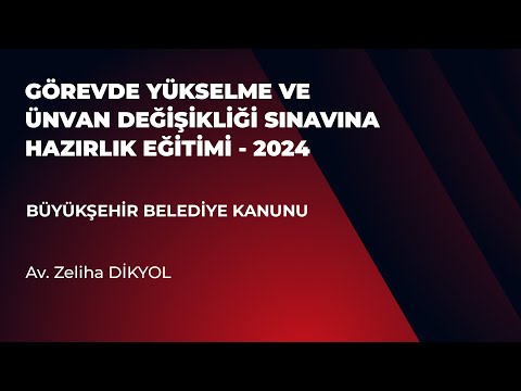 Büyükşehir Belediye Kanunu