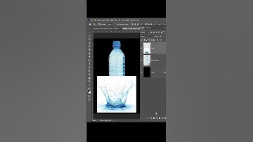 transparent water splash effect in photoshop #shorts #photoshop