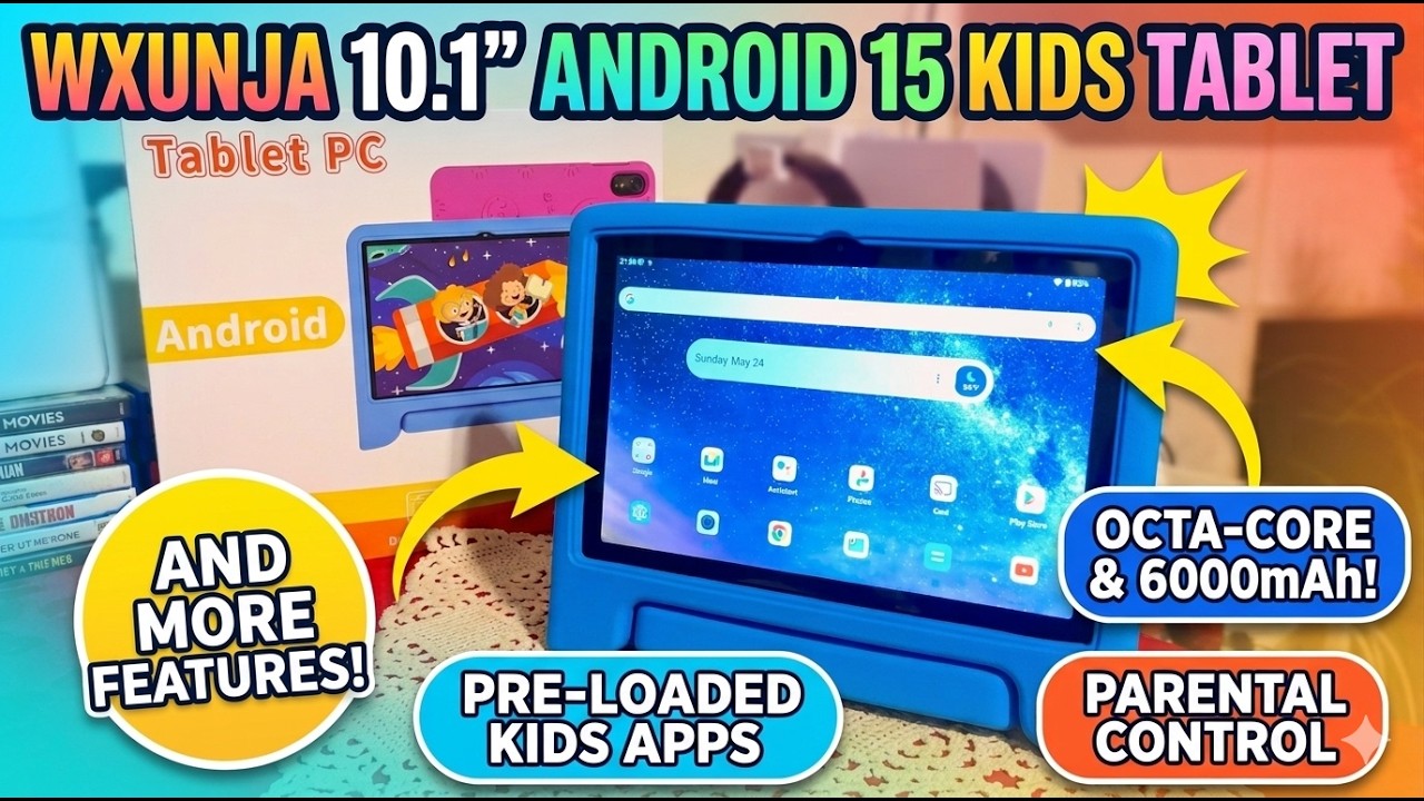 WXUNJA Android Tablet For Kids /10.1
