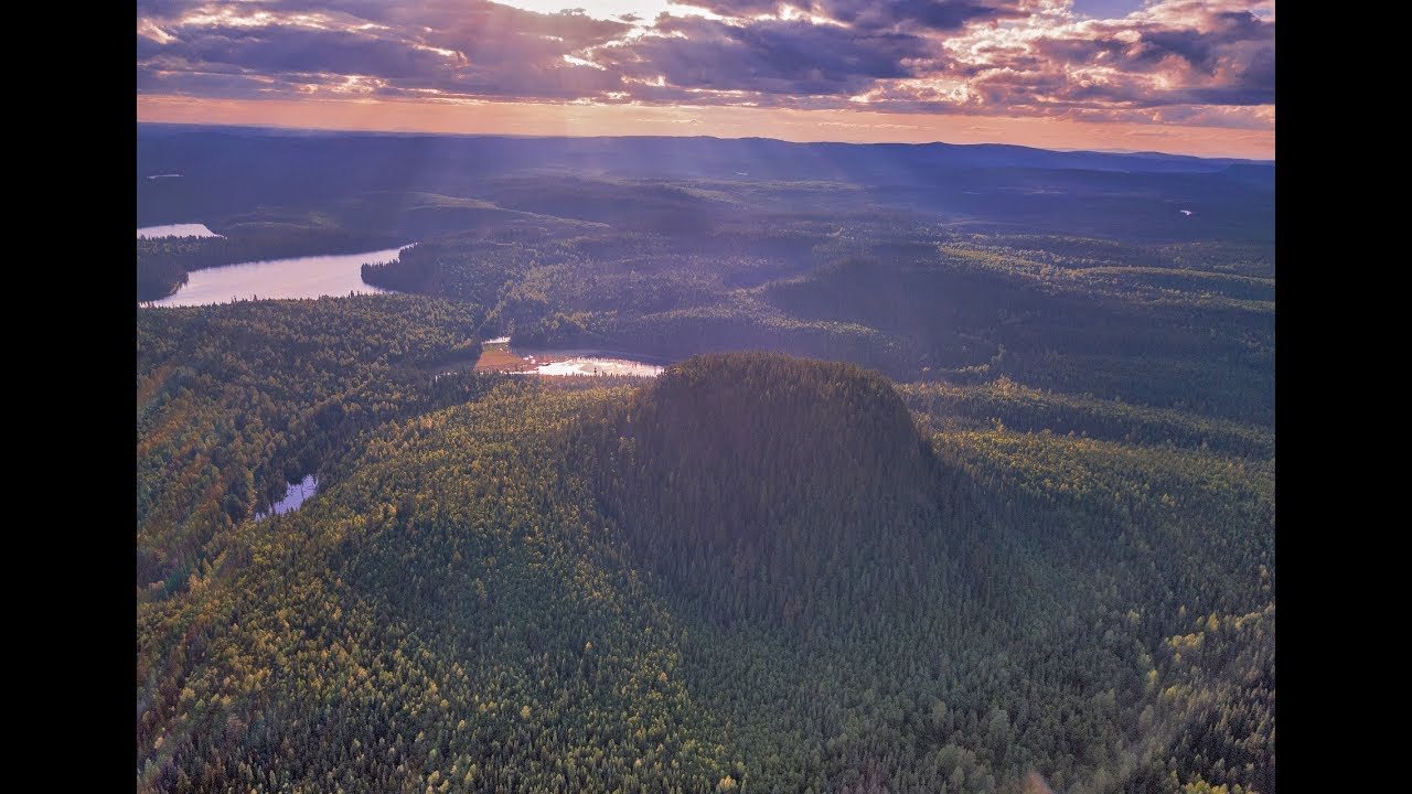 Teapot Mountain & Summit lake, Prince BC, Canada , June 2017 [Aerial Drone 4K] YouTube