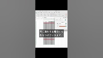 Excel（エクセル）でスケジュールを作成するならWEEKDAY関数を使いこなす#excel #エクセル #作業効率アップ