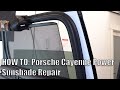 How to: Porsche Cayenne rear power sunshade repair with RKX metal gear set.