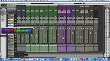 Pro Tools - Submixes on Aux Input Tracks
