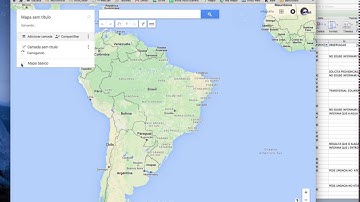 Como criar mapa do Google Maps com uma tabela de endereços do excel