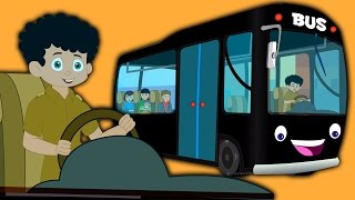 ruedas en el bus canción | niños educativos rima | niños de video | Wheels On The Bus